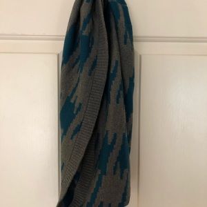 Juicy Couture Grey/Blue Infinity Scarf